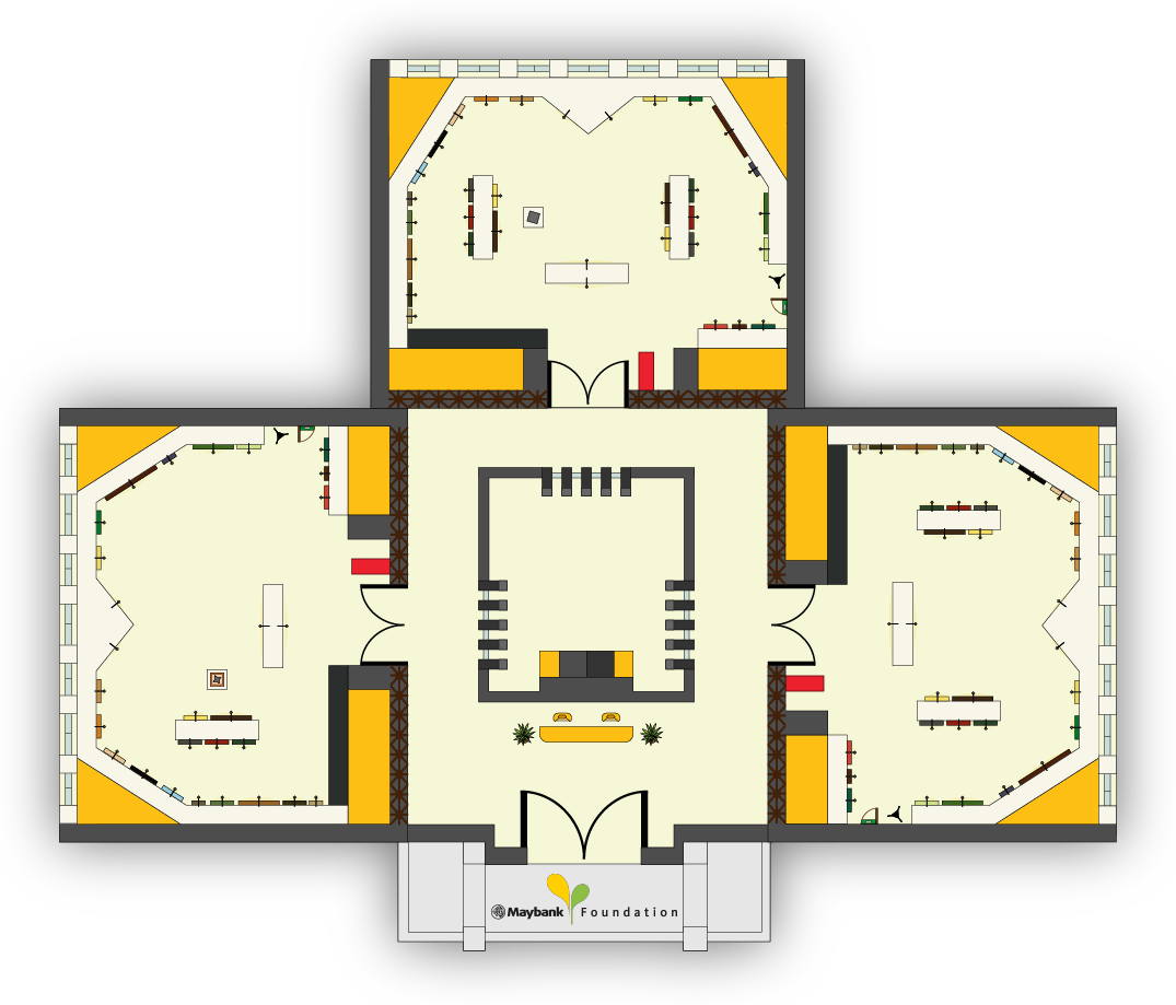 Exhibition floorplan overview